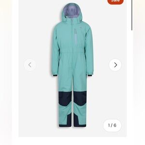 EMS Kids Waterproof Snowsuit in Pale Green